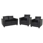 Barcelona PVC 3 Piece Suite (2 Seater + 2 Armchairs ) Waterproof