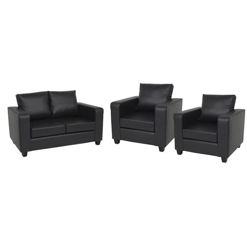 Barcelona PVC 3 Piece Suite (2 Seater + 2 Armchairs ) Waterproof