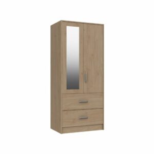 Marlow 2 Door Combi Wardrobe with Mirror