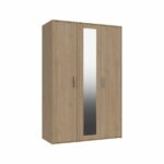 Marlow 3 Door Wardrobe with Mirror