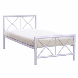 Chateaux silver bedstead