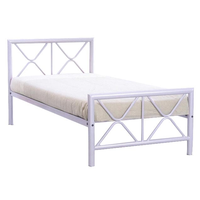 Chateaux silver bedstead