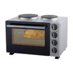 Standard - Table Top Cooker Microwave With 2 Hobs Electric