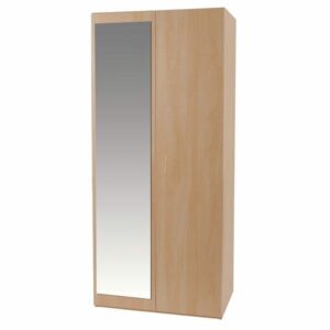 Essential - Double Robe with Mirror - Woodgrain